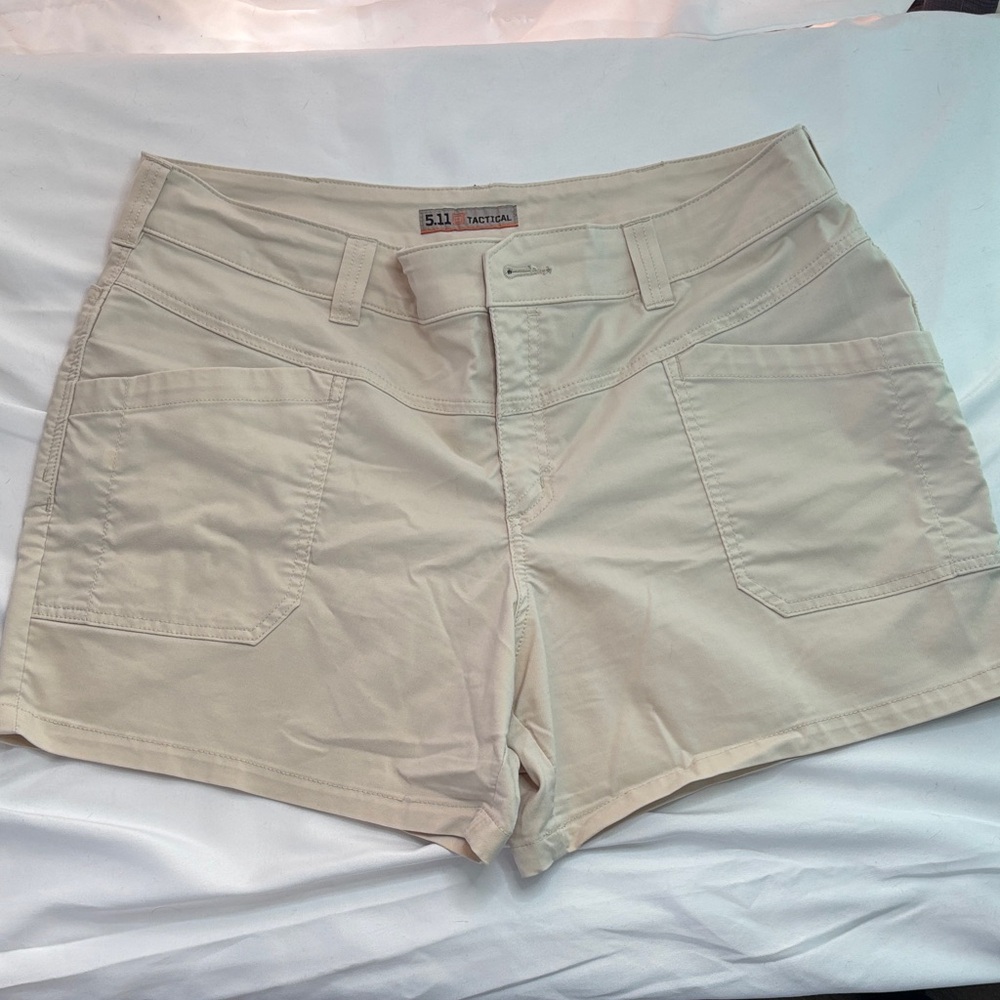 5.11 Tactical Women's Tan Utility Shorts